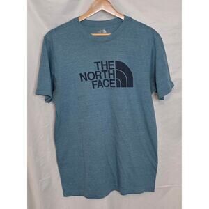 The North Face Half Dome Logo Teal Tee Tshirt Unisex Size Medium